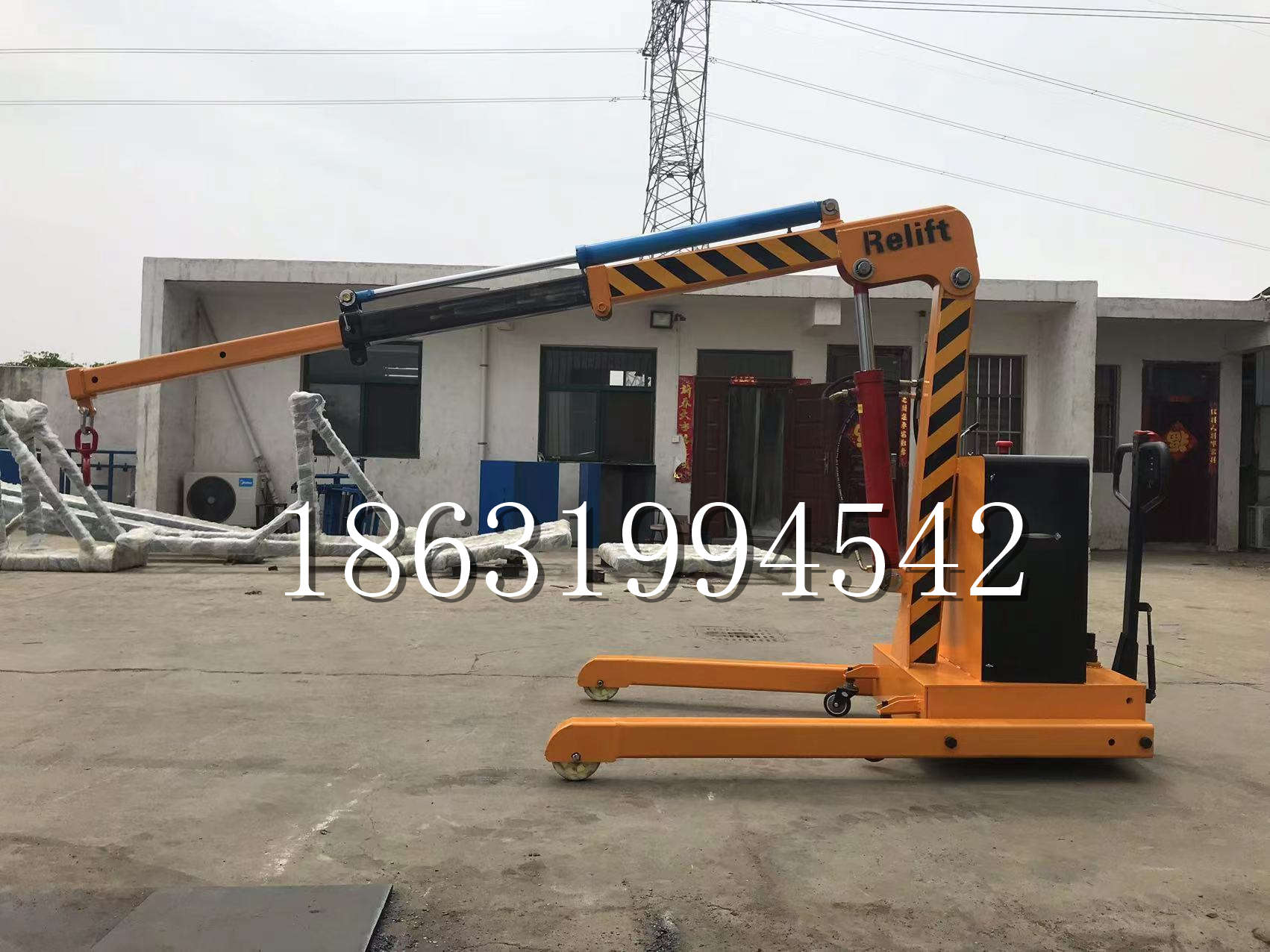 阿拉善右旗久征定做3吨三轮随车吊 农用园林绿化移树吊 平板工程用小吊机