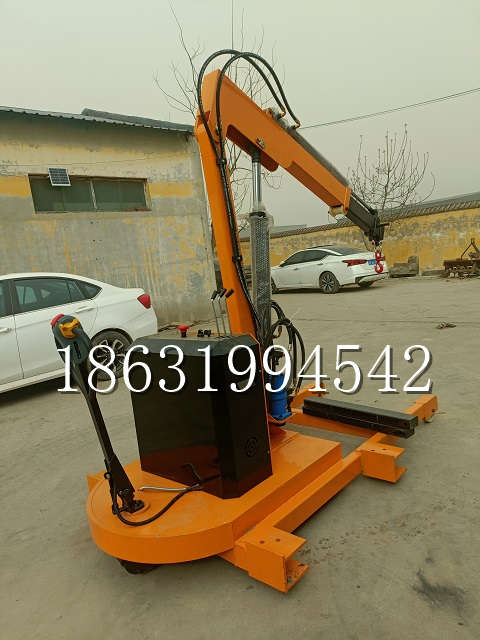 阿拉善右旗自卸车厢随车吊 自制轮式四不像起重机 四驱平板吊 5吨 贵盛